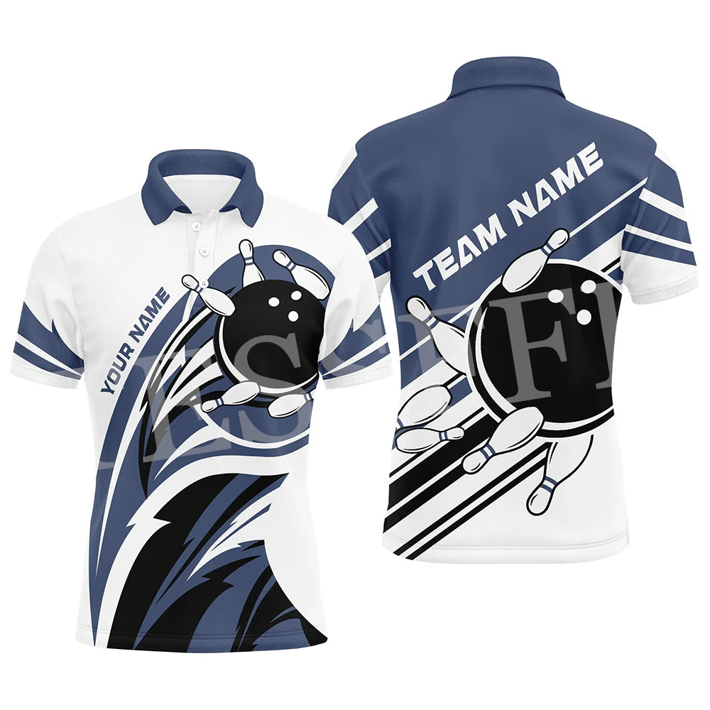 Custom Name Strike Bowling Fla - Short Sleeve Bowling Shirt Retro ulasan dan harga