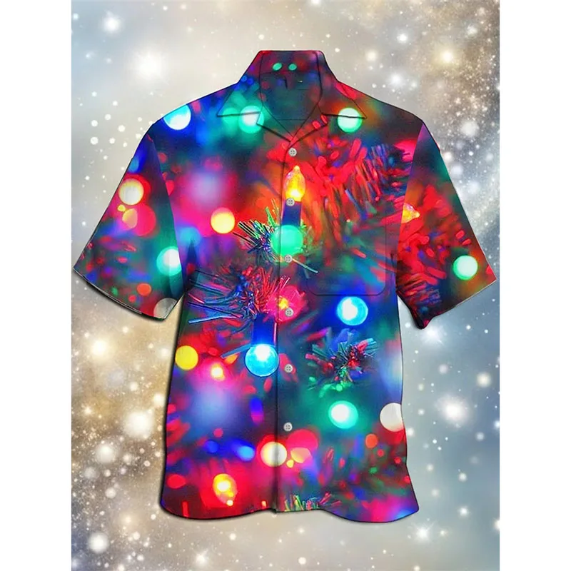Men Christmas Hawaiian Shirt S - Vintage Hawaiian Floral Shirt ulasan dan harga
