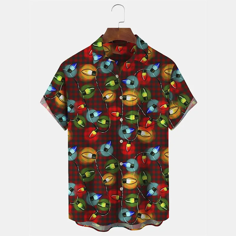 Men Christmas Hawaiian Shirt S - Vintage Hawaiian Floral Shirt ulasan dan harga