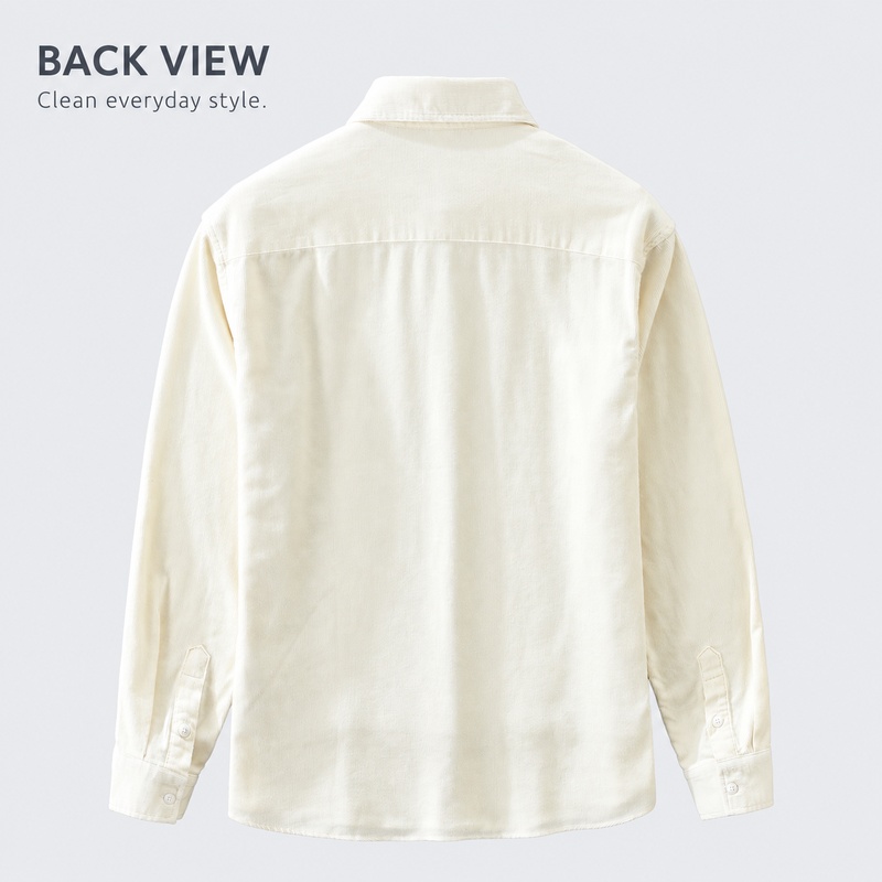 Men's 100% Cotton Corduroy Shi - Corduroy Button Up Shirt Men ulasan dan harga