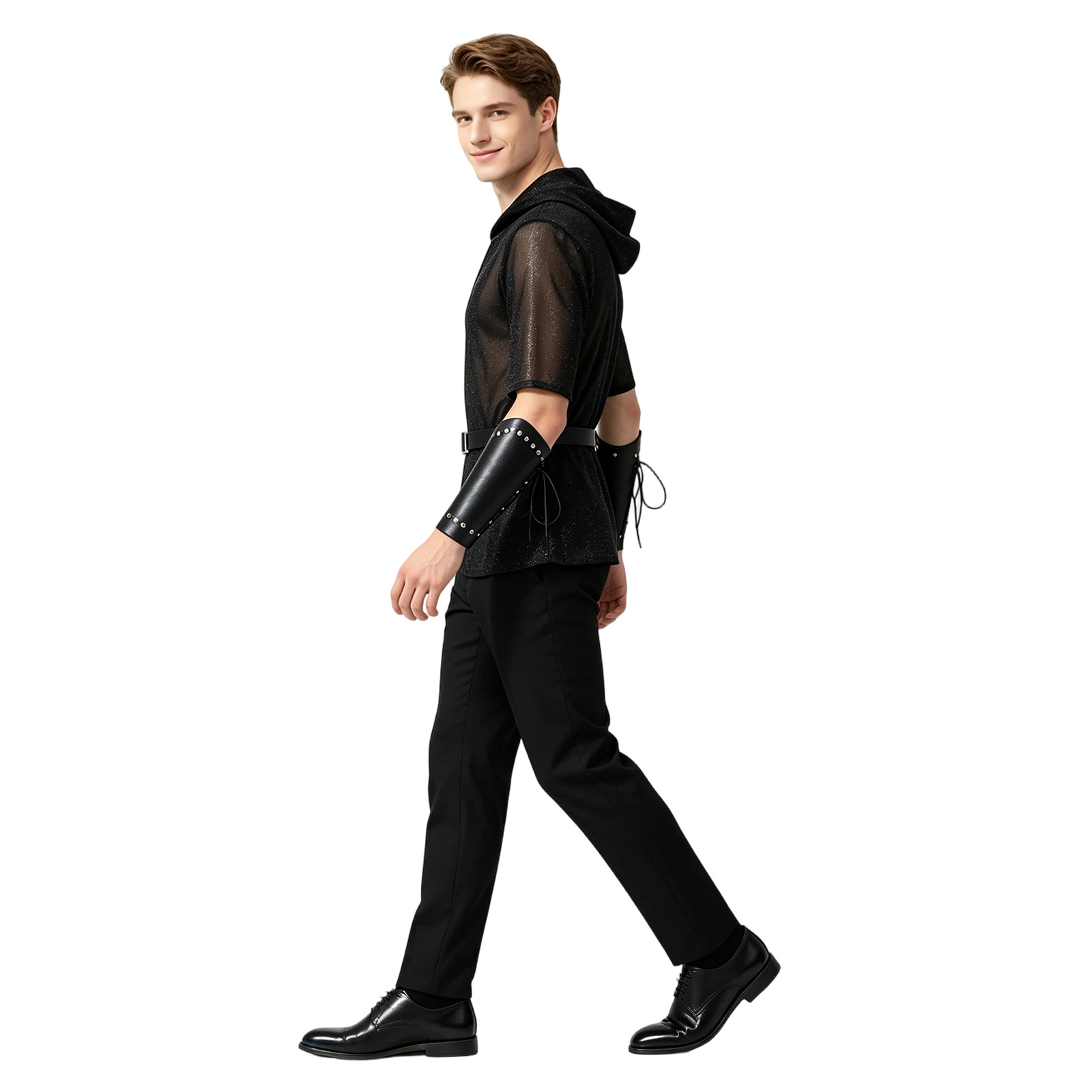 Medieval Knight Hooded Shirt C - Shirts ulasan dan harga