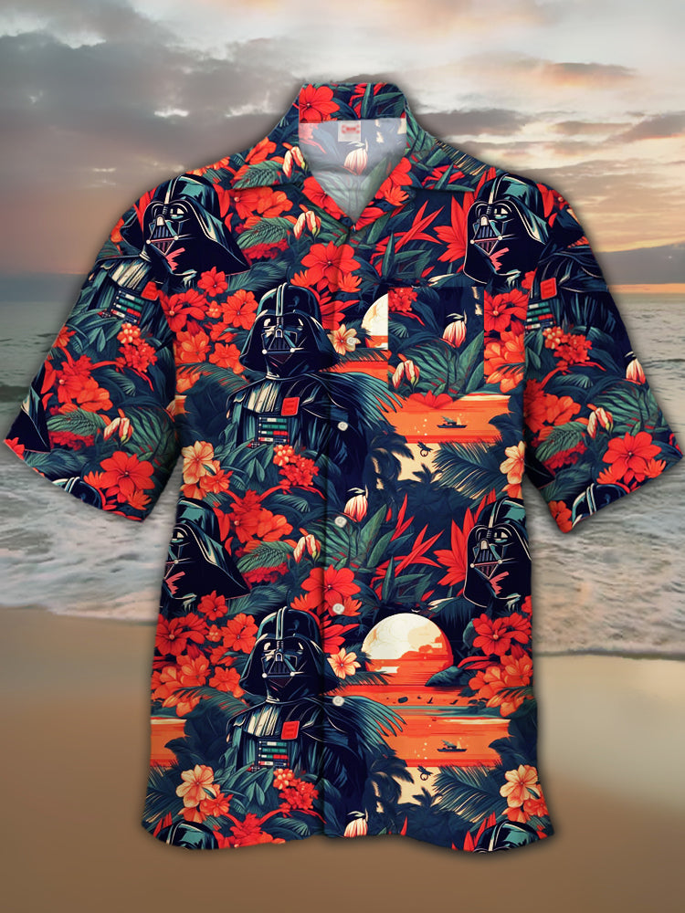 2024 Fashion Ukiyo-E Tropical  - Vintage Hawaiian Floral Shirt ulasan dan harga