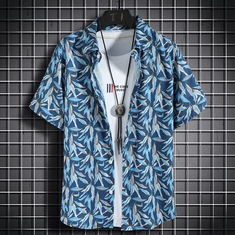 Hawaiian beach shirts Men's sh - Vintage Hawaiian Floral Shirt ulasan dan harga