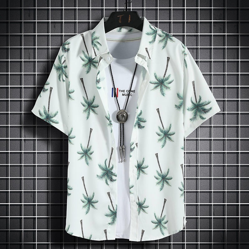 Hawaiian beach shirts Men's sh - Vintage Hawaiian Floral Shirt ulasan dan harga