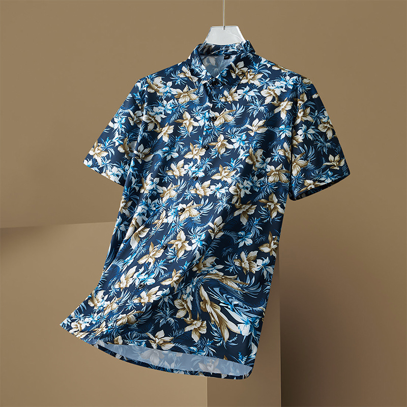 12XL 7XL 6XL Plus Size Men's S - Vintage Hawaiian Floral Shirt ulasan dan harga