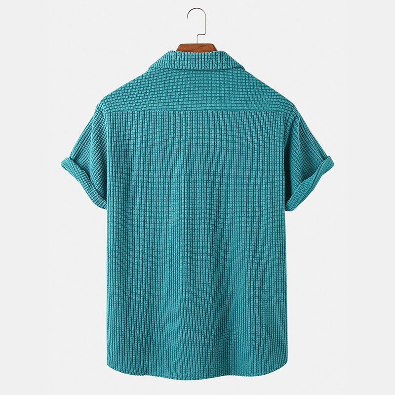 Summer Clothing Men's Luxury C - Corduroy Button Up Shirt Men ulasan dan harga
