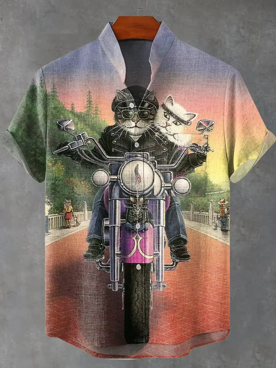 Men's Hawaiian Short Sleeve Sh - Vintage Hawaiian Floral Shirt ulasan dan harga
