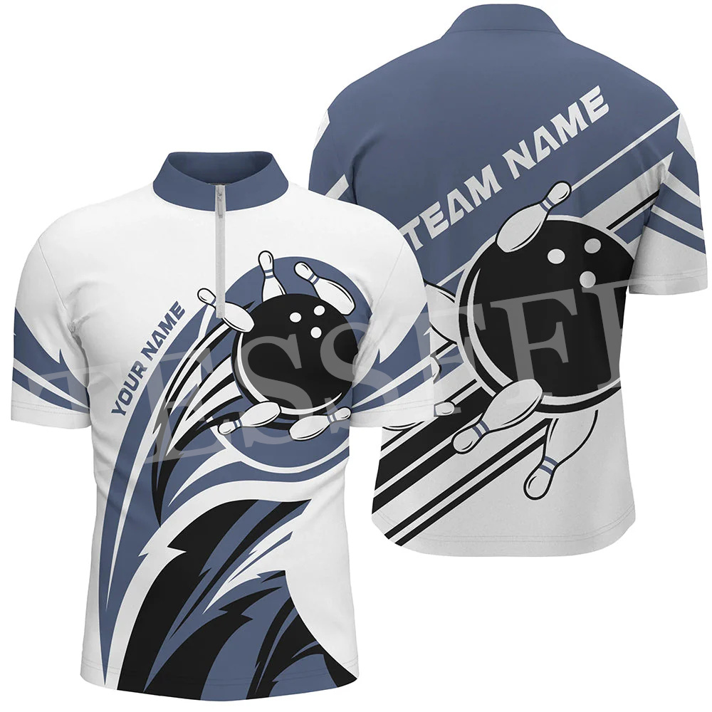 Custom Name Strike Bowling Fla - Short Sleeve Bowling Shirt Retro ulasan dan harga